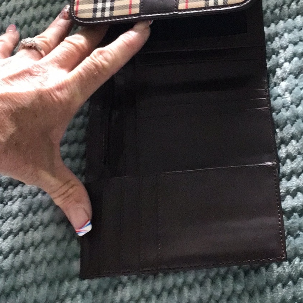 Burberry Blue Label Checkered Wallet EUC - Picture 3 of 5